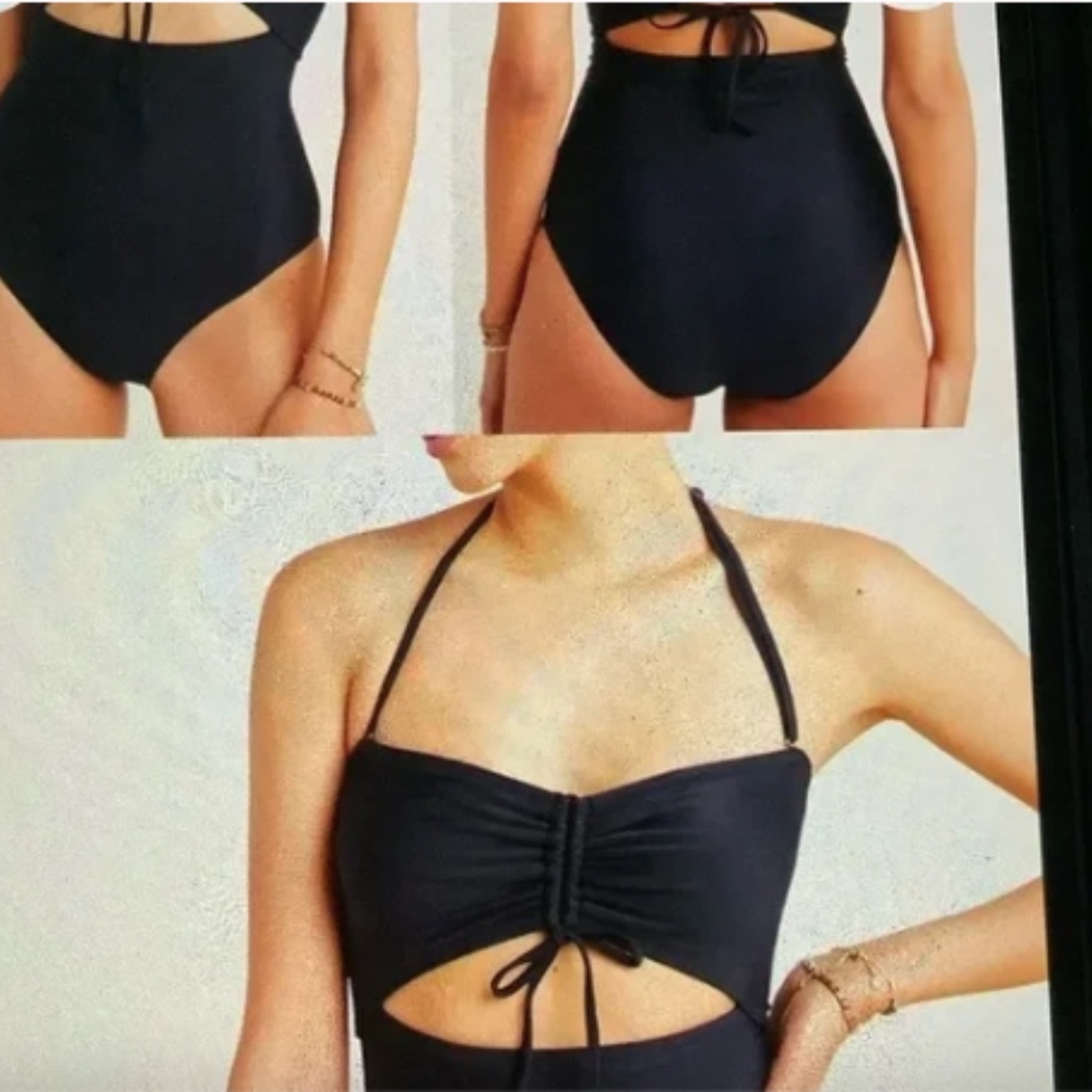 ANTHROPOLOGIE• jamie sweetheart one piece swimsuit Size Small NWT- never worn - Picture 4 of 8
